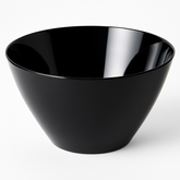 Elegant Black 5QT Plastic Serving Bowl for Everyday Entertaining